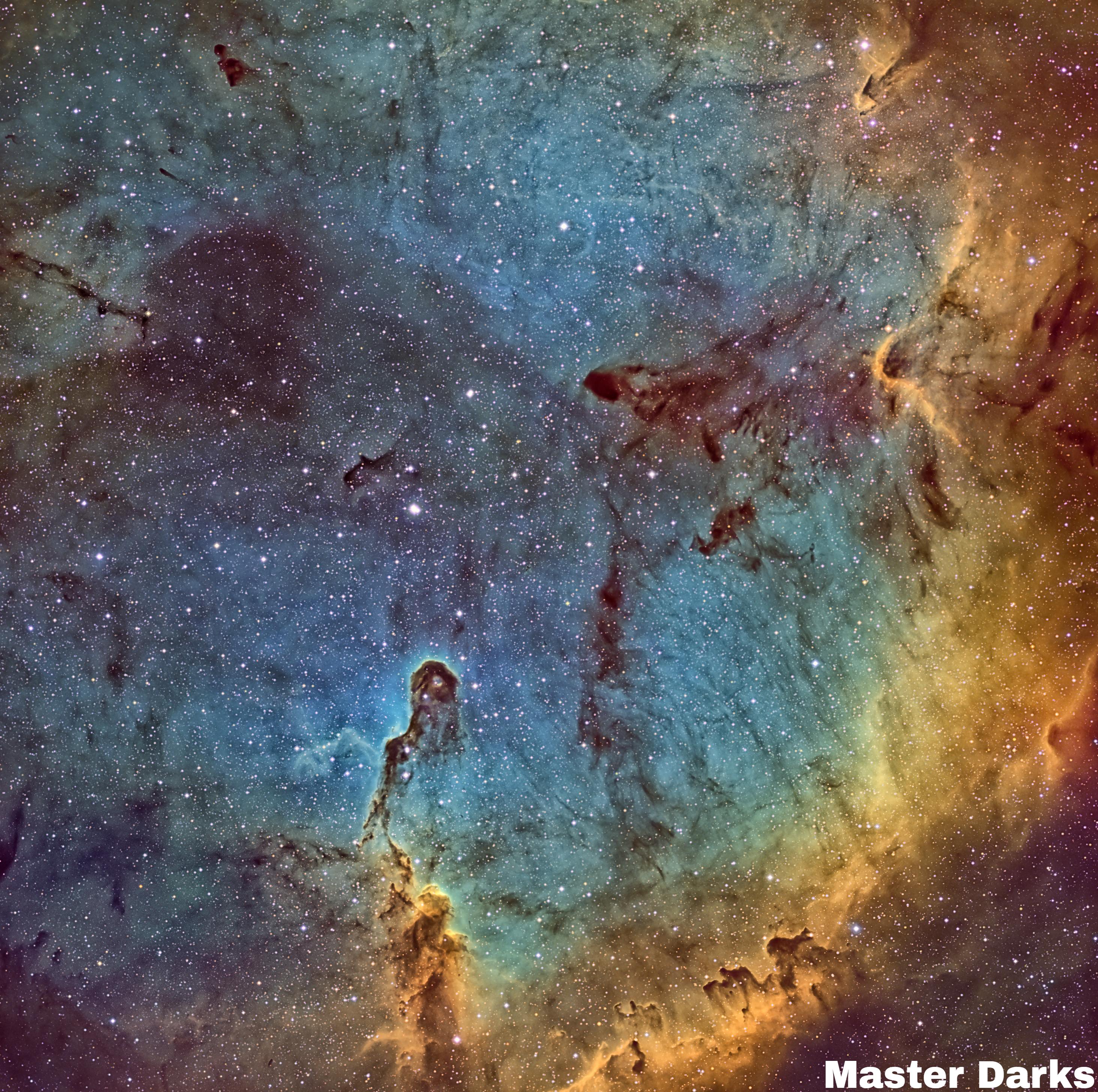 Ic 1396 And The Elephant Trunk Nebula Master Darks
